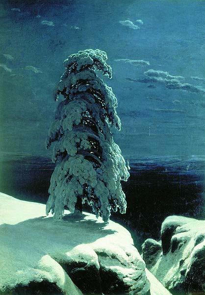 Caspar David Friedrich Ivan Shishkin, In the Wild North Sweden oil painting art